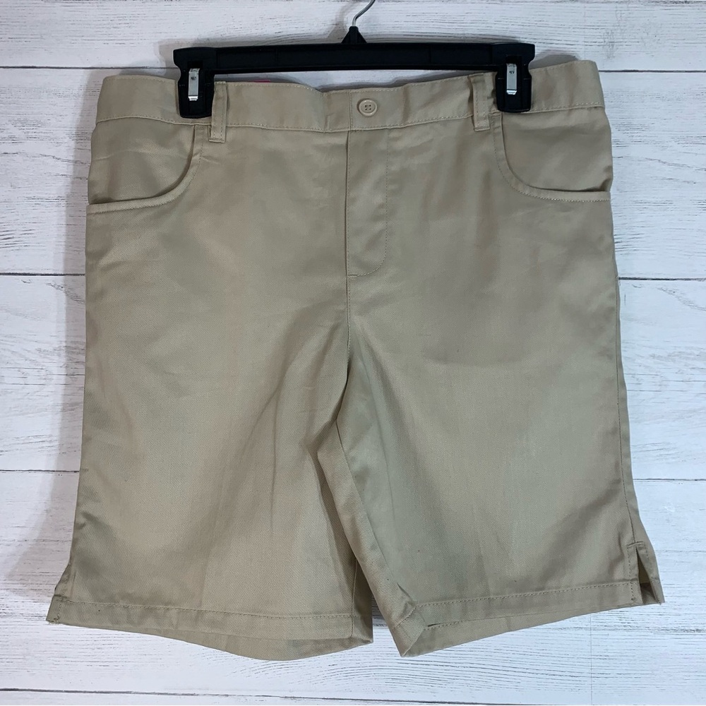 Girl's French Toast Pull-On Shorts Khaki- Size 18 New with Tags-